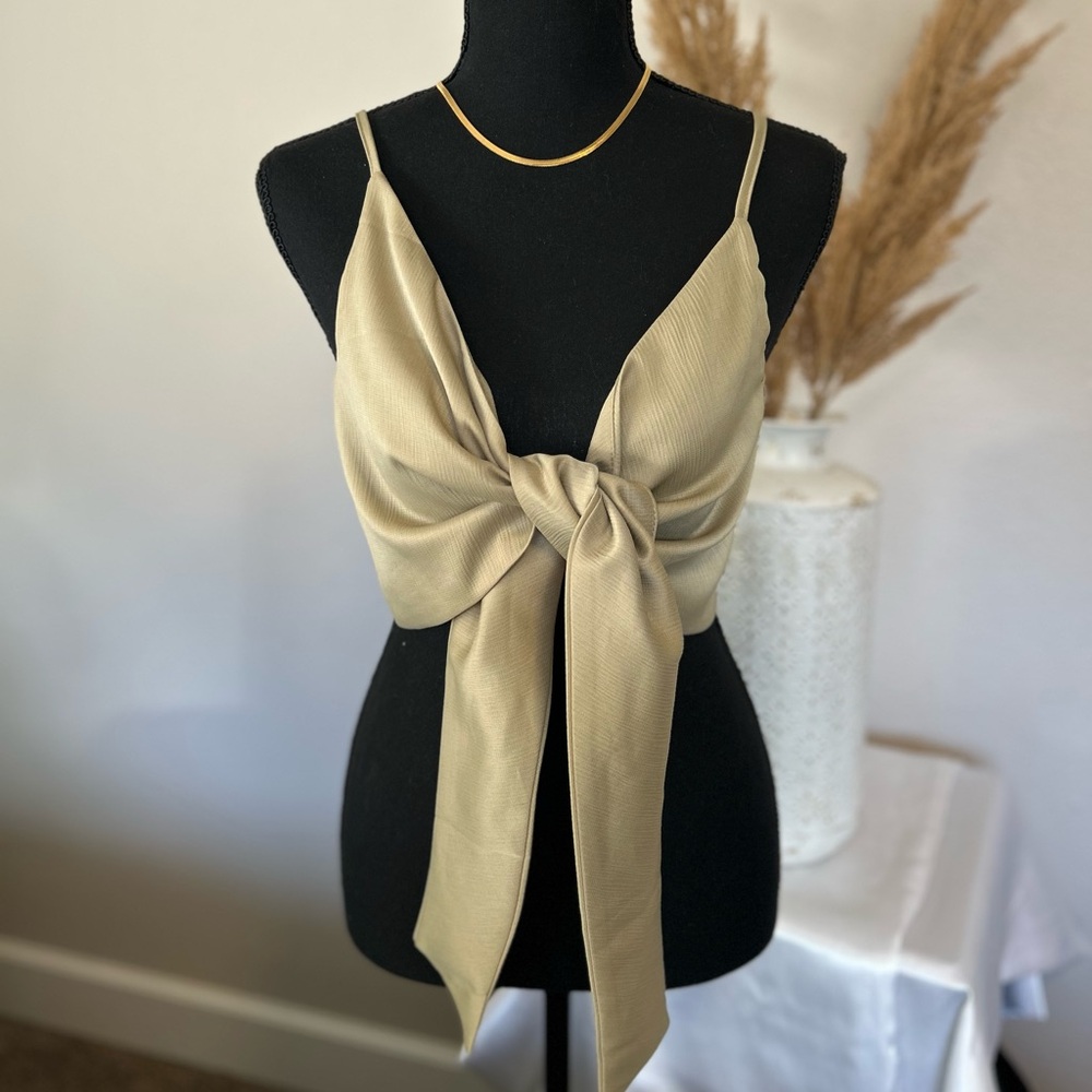 Polly Tie Crop Top